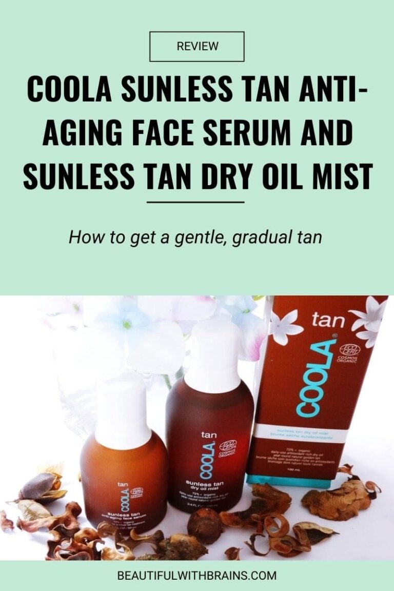 Coola Sunless Tan AntiAging Face Serum and Dry Oil Mist Review