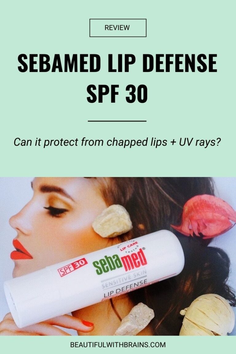 3x Sebamed Lippenpflege-Stick SPF 30 – Mit Vitamin E, Kamille, 4,8 G Pro Stück