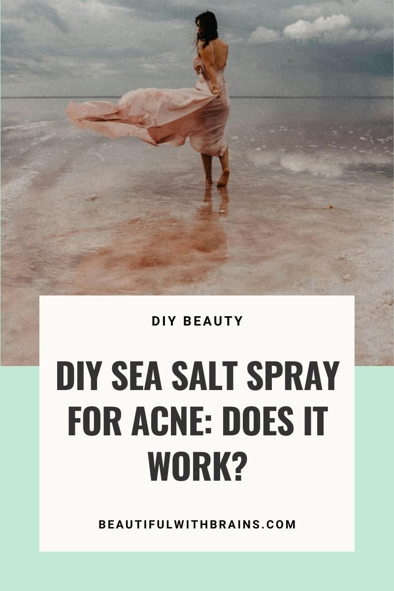 DIY Sea Salt Spray for Acne