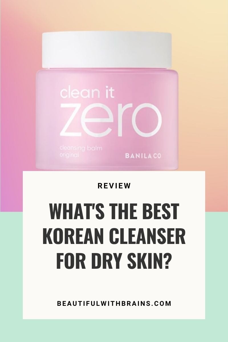 korean cleanser for dry skin