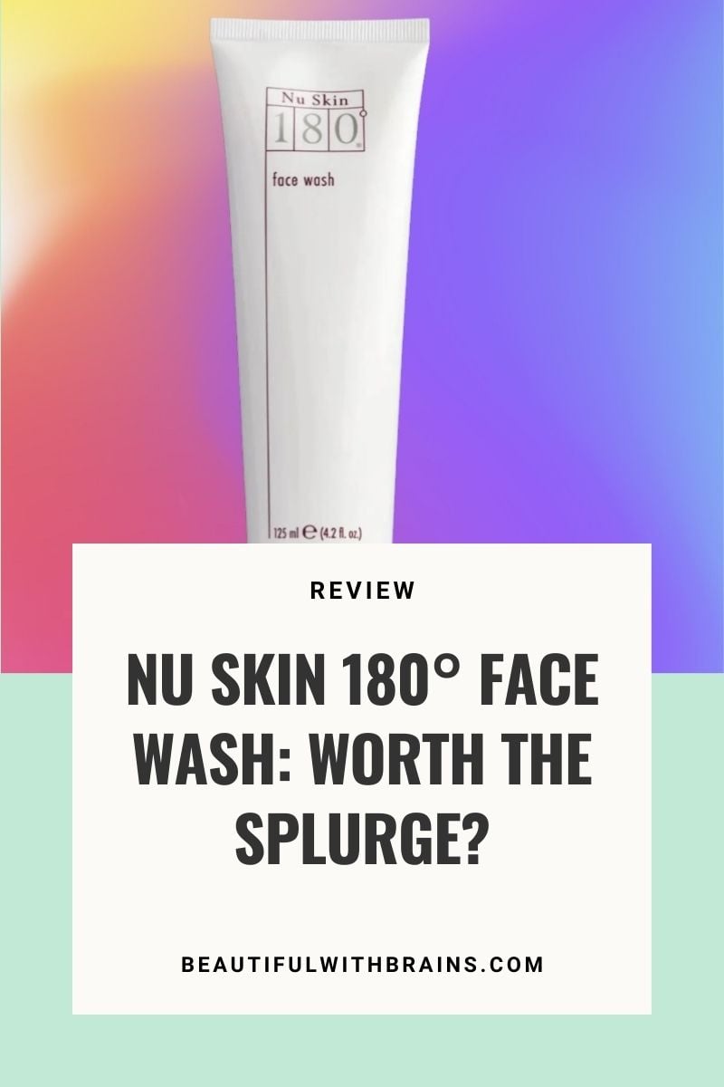 nuskin 180 face wash reviews