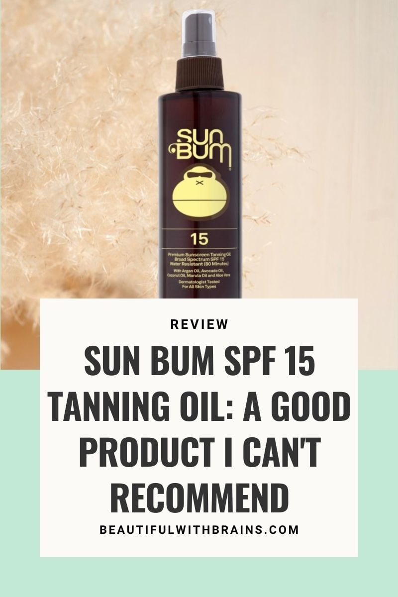 sun bum spf 15 tanning oil reviews