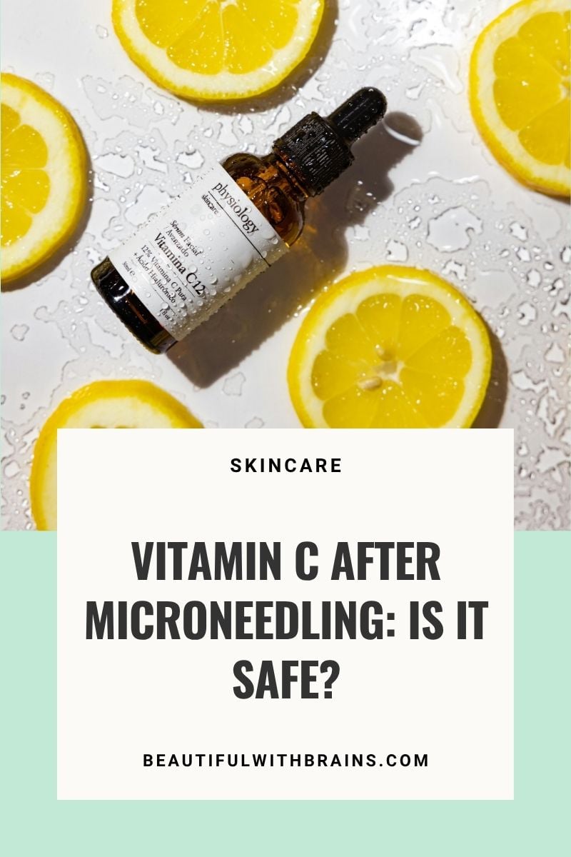 can i use vitamin c serum after microneedling