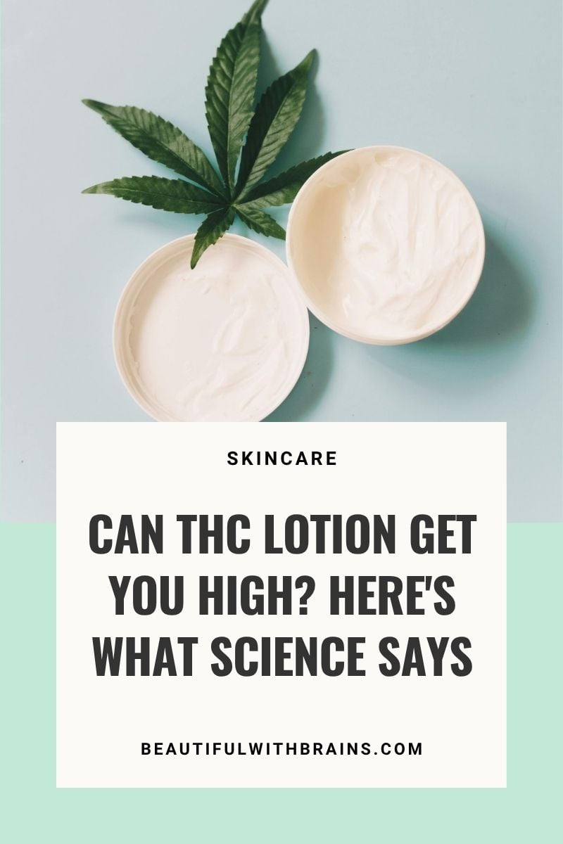 can thc lotion get you high
