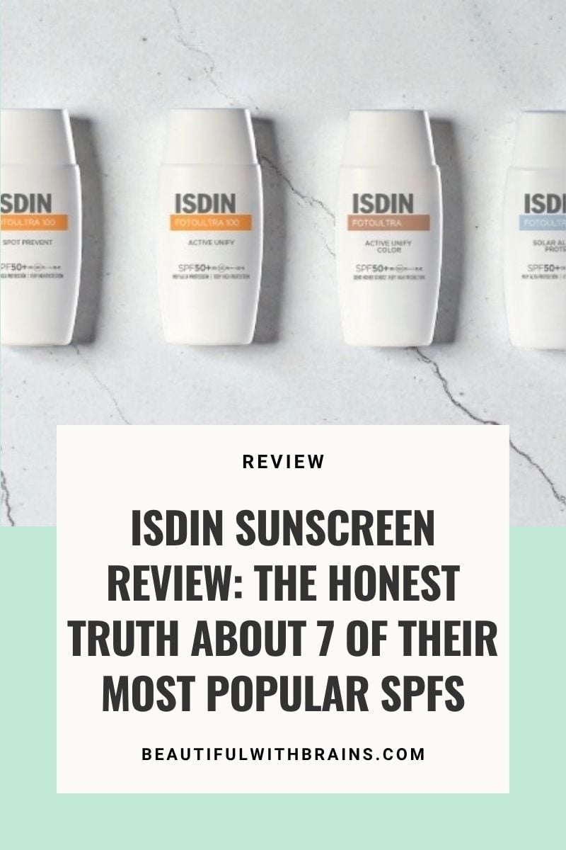 isdin sunscreen reviews