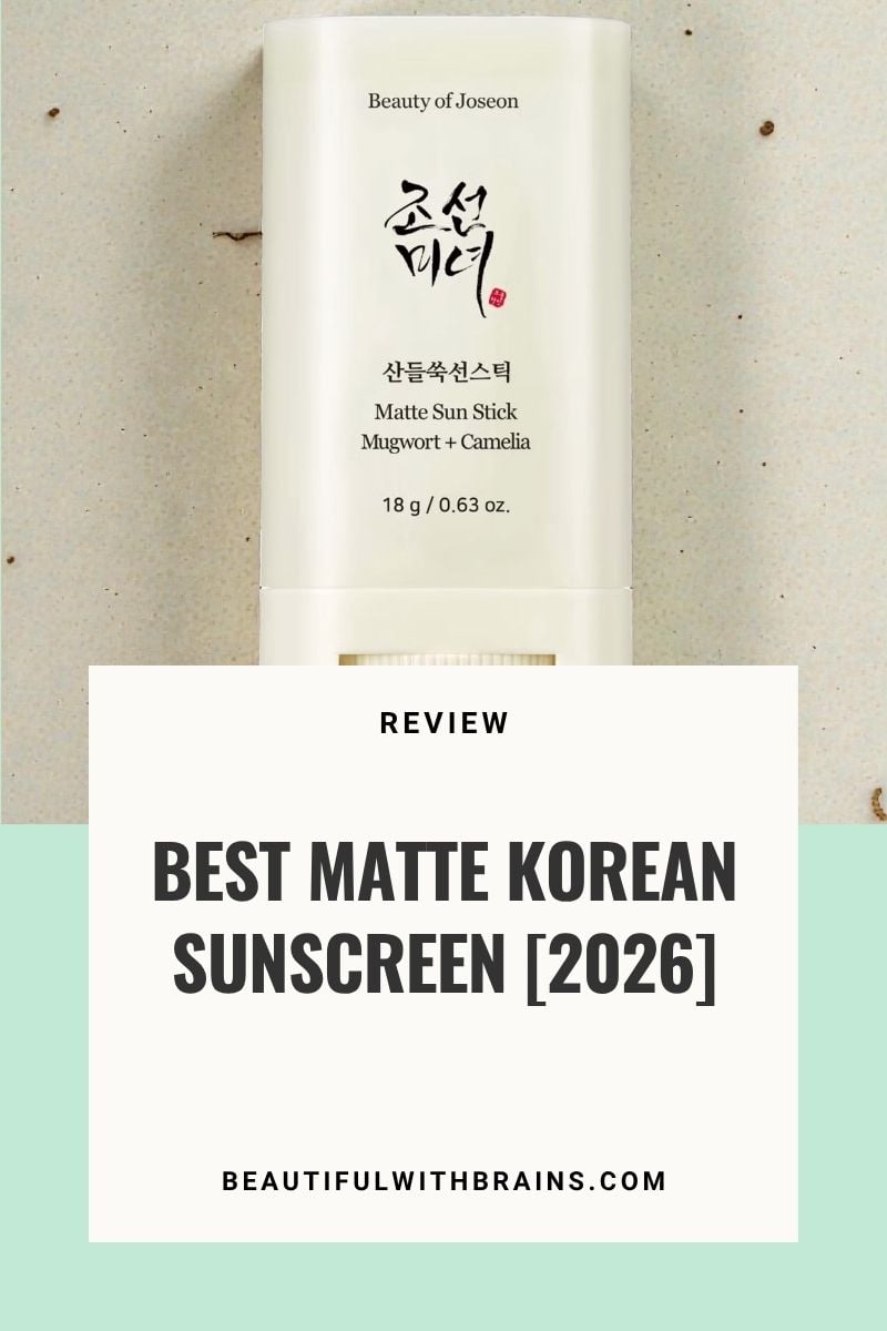 matte sunscreen korean
