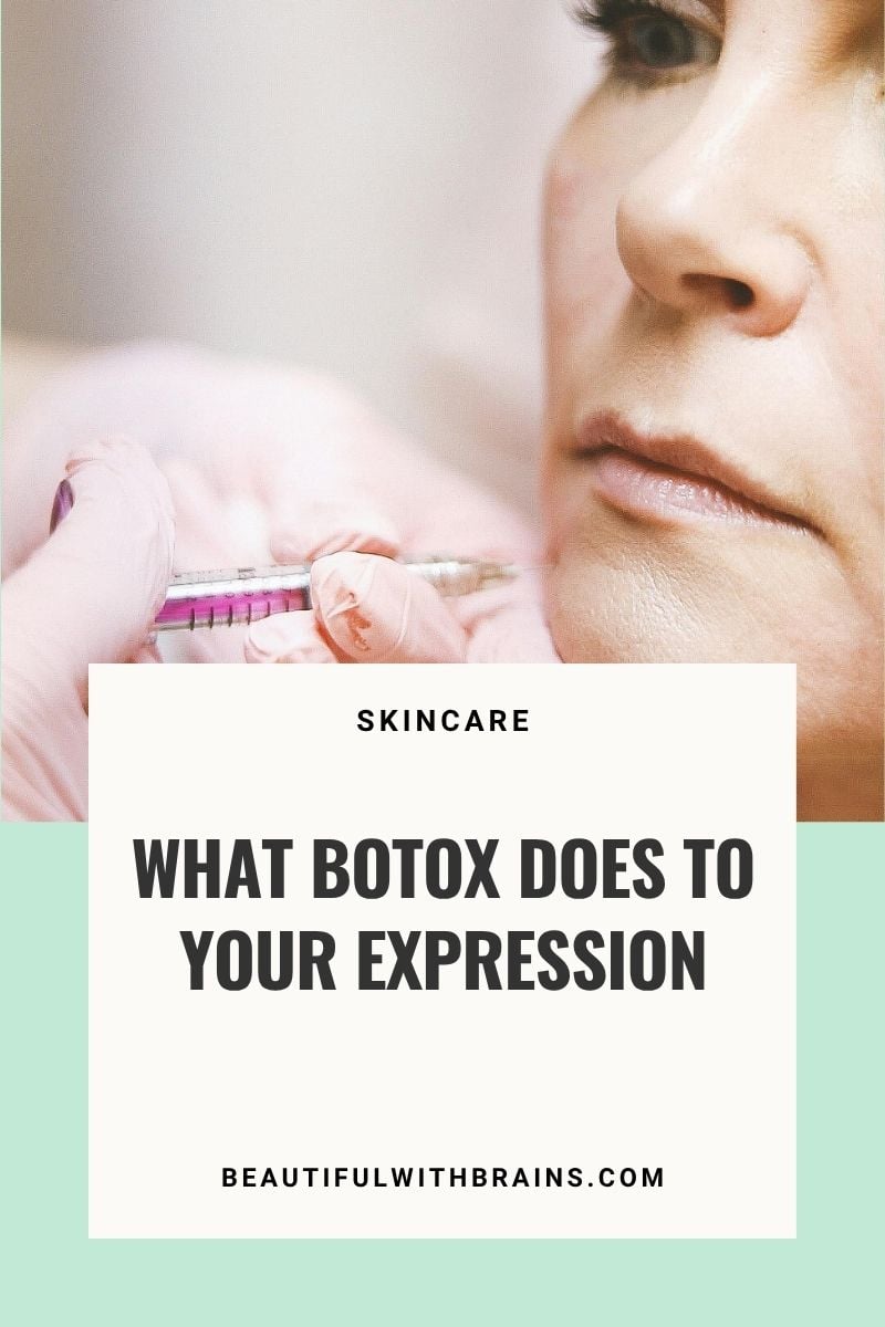 what botox does to your expression