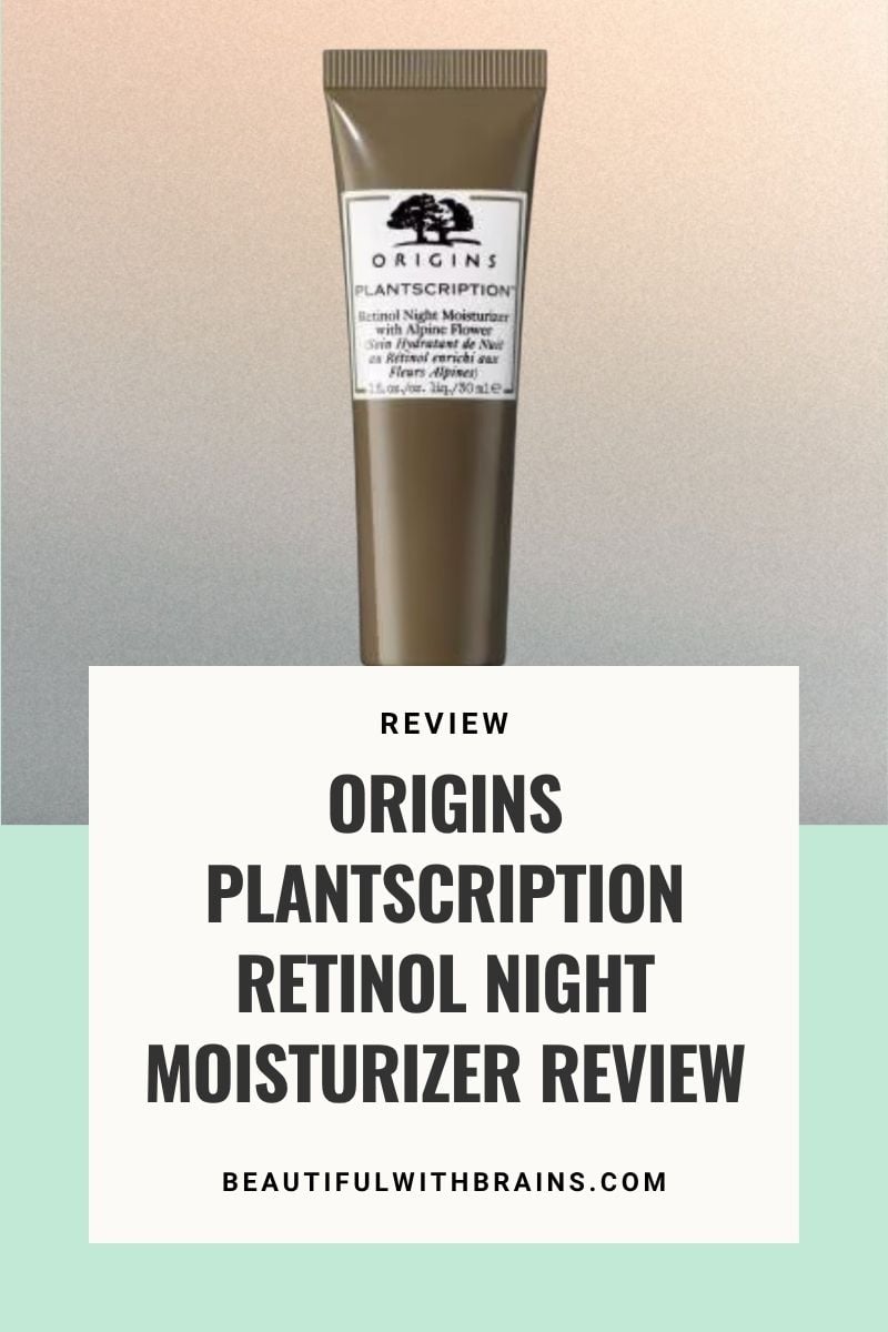 origins retinol night moisturizer review