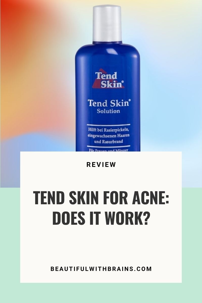 tend skin for acne