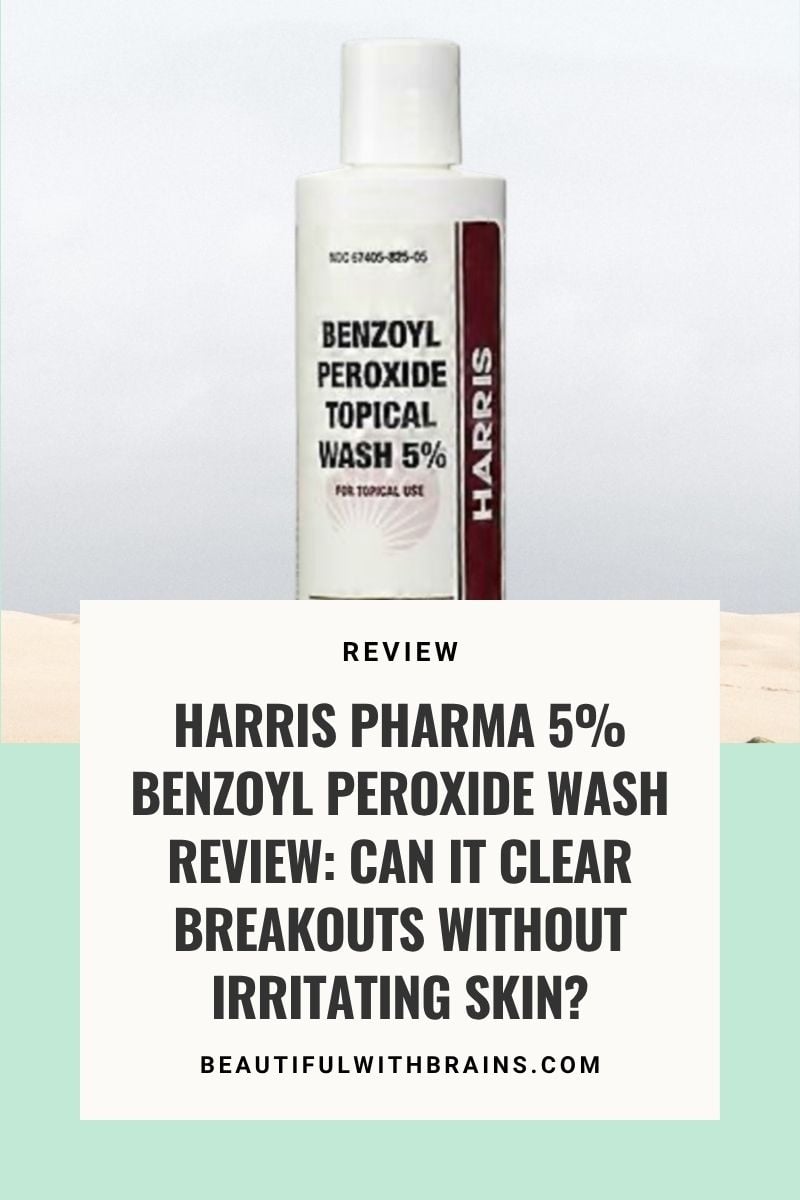 benzoyl peroxide topical wash 5 harris reviews