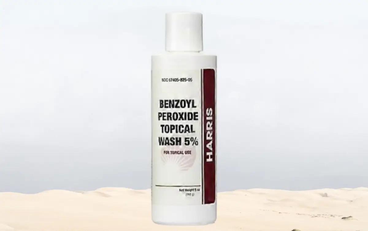 benzoyl peroxide topical wash