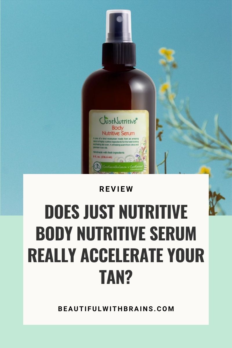 body nutritive serum tanning reviews