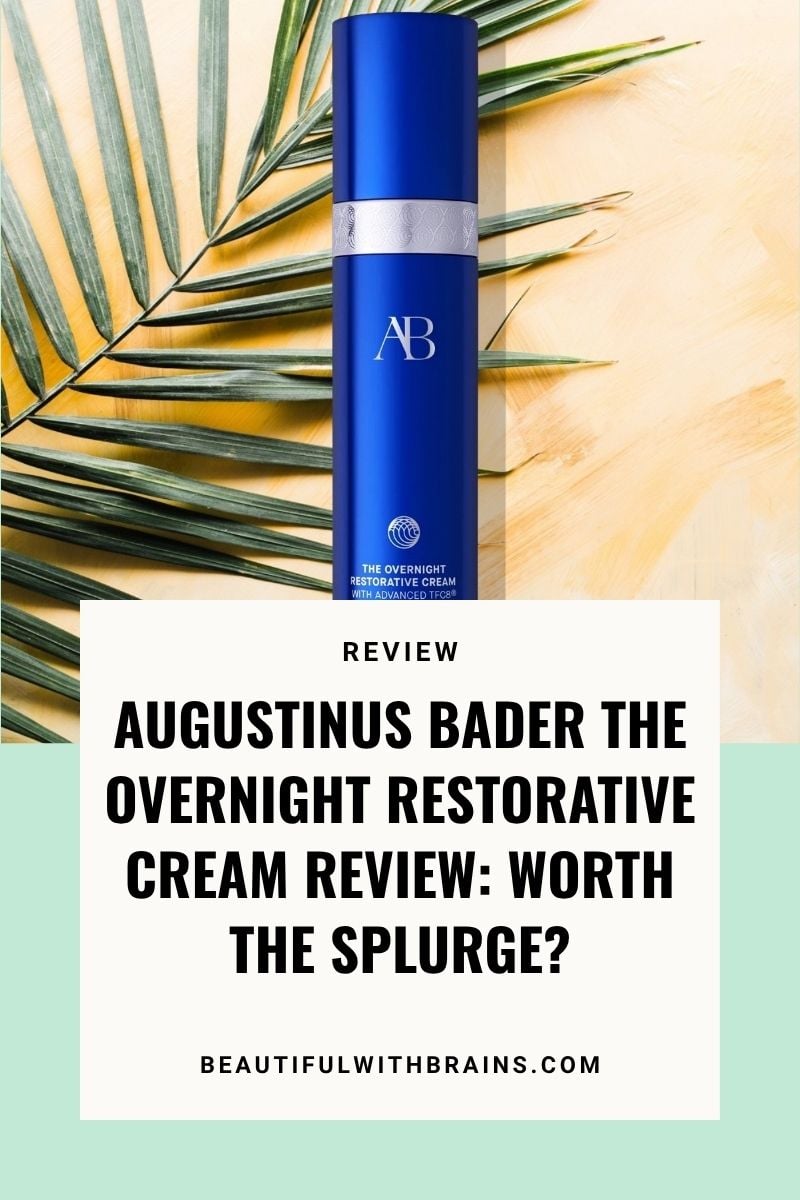Augustinus Bader The Overnight Restorative Cream