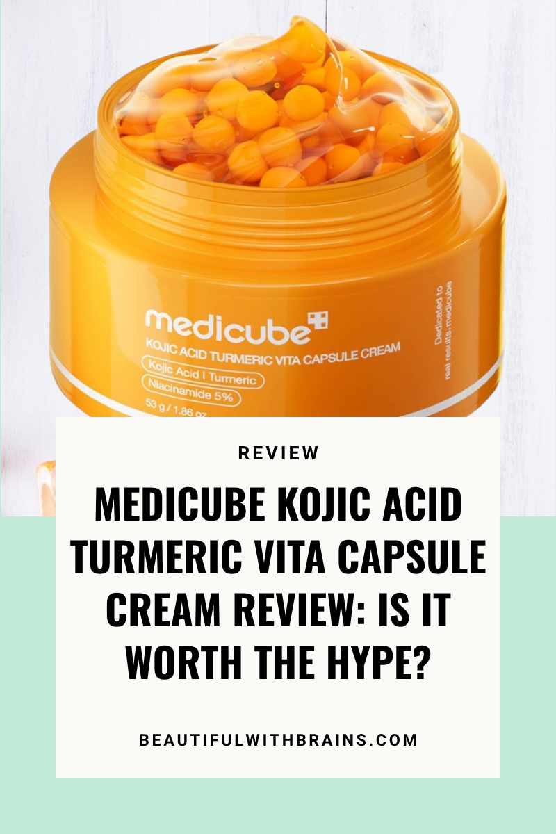 Medicube Kojic Acid Turmeric Vita Capsule Cream review