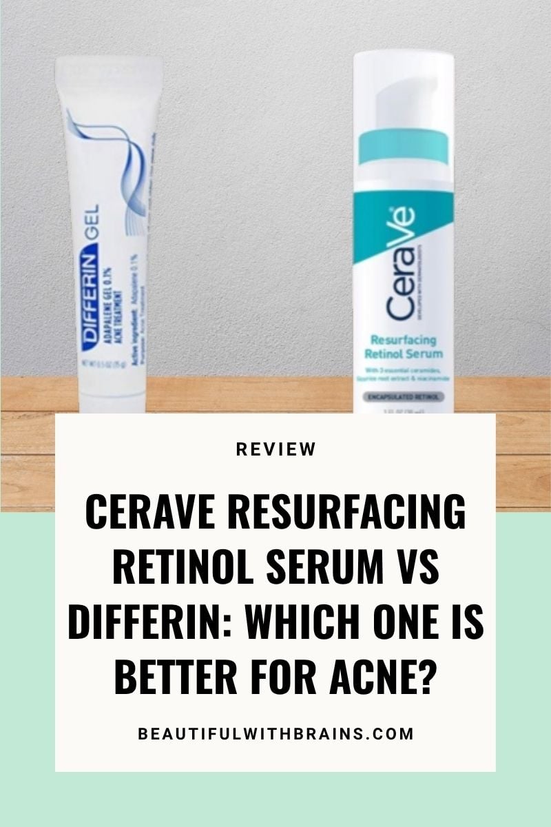 cerave resurfacing retinol serum vs differin