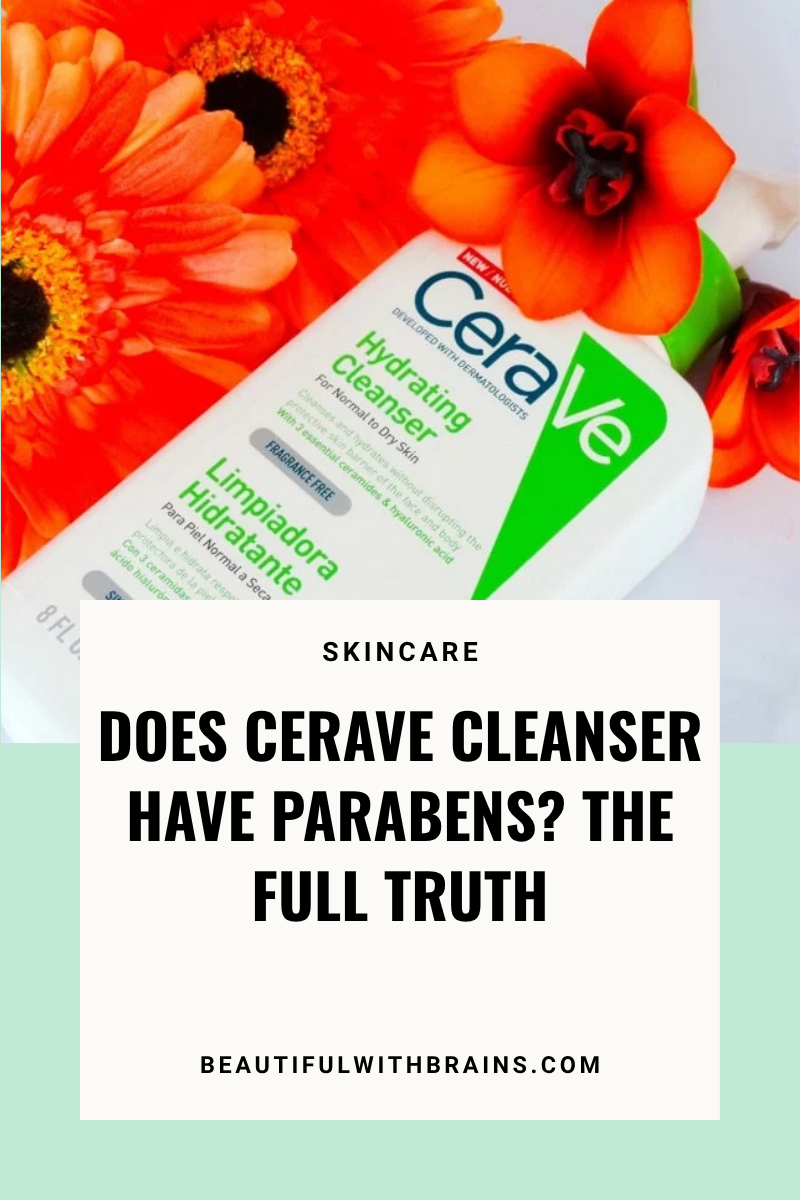 does cerave cleanser have parabens