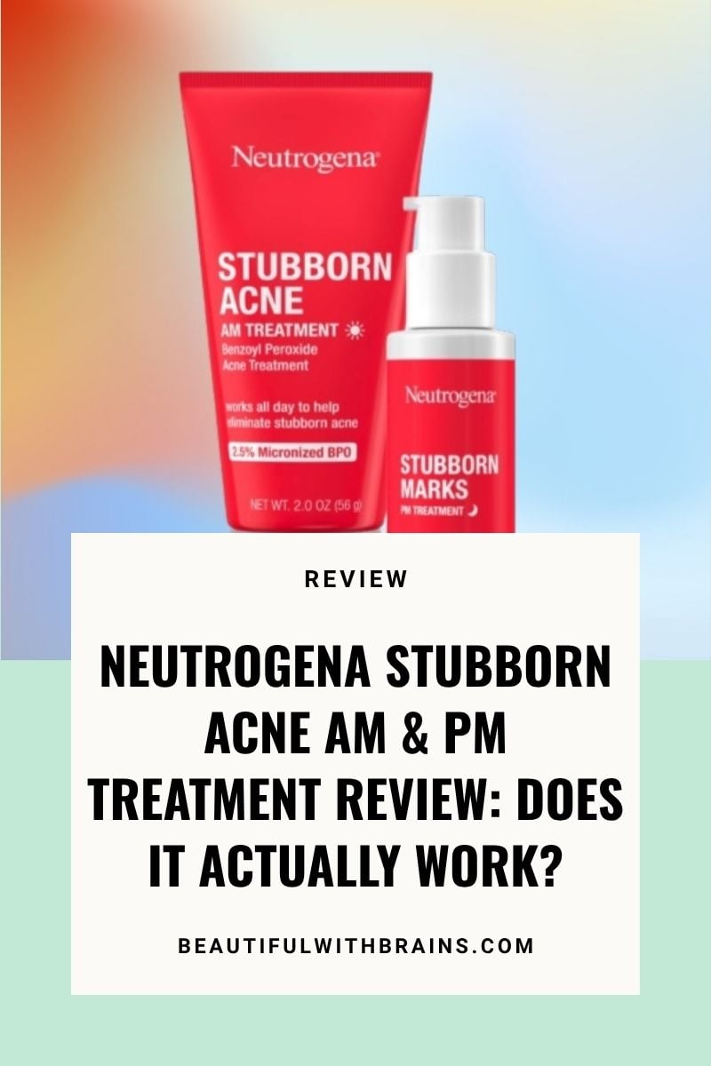 neutrogena stubborn acne am pm reviews